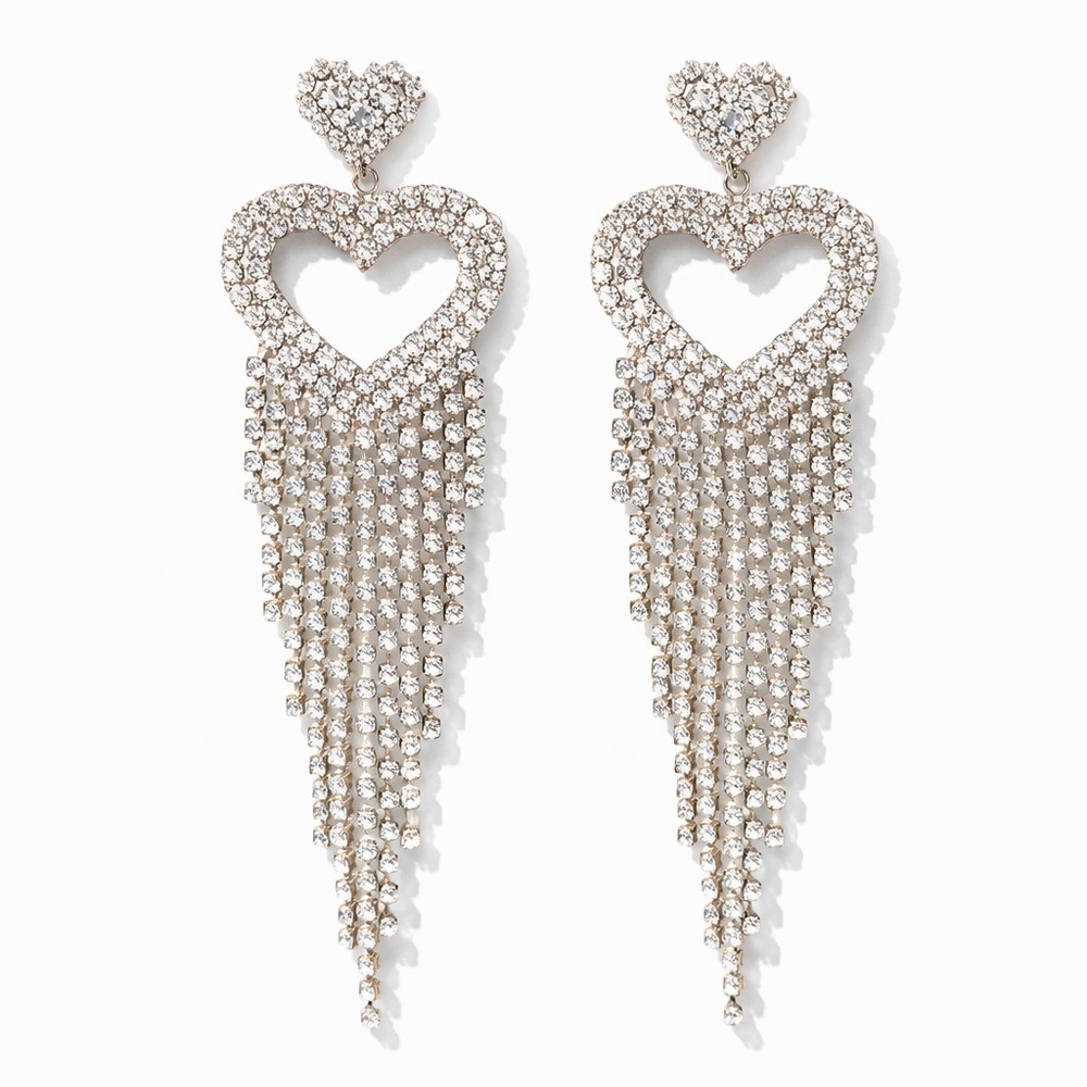 ⚜️ Classic Gold Heart Dangle Earrings